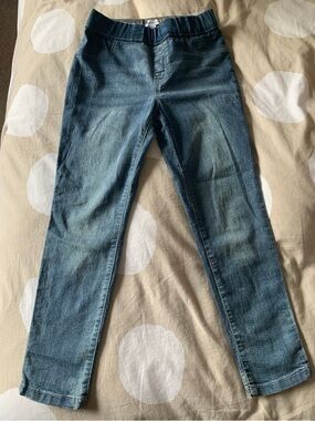 Calvin Klein Slim Blue Elastic-Waist Kids Jeans